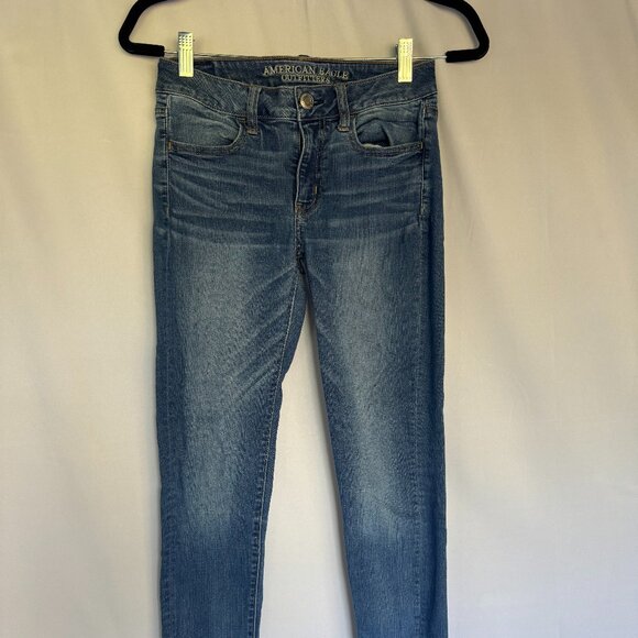 American Eagle Outfitters Women's Super Stretch Jeggins Size 4 - 0387 - Picture 1 of 11